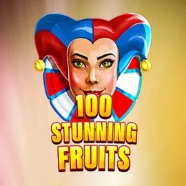 Slots logo of 100 Stunning Fruits from SYNOT Games at Pistolo Casino