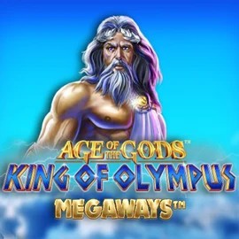 Age Of The Gods: King of Olympus Megaways logo – Slots by Origins at Pistolo Casino