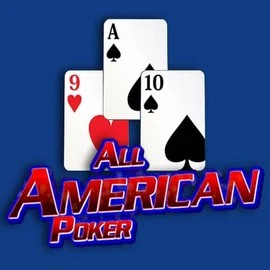 All American Poker logo – Table Games by RTG (Reel Time Gaming) at Pistolo Casino