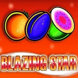 Blazing Star slot logo by Merkur Gaming at Pistolo Casino