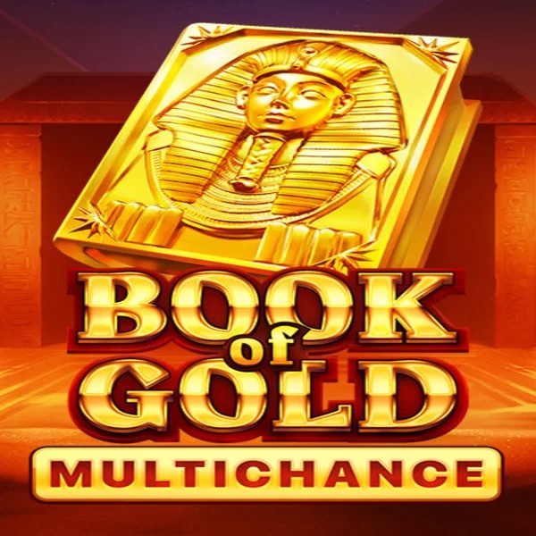 Book of Gold Multichance game by Playson – logo hosted on Pistolo Casino