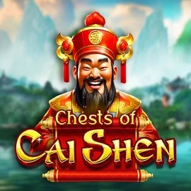 Chests of Cai Shen slot icon by Pragmatic Play, available at Pistolo Casino