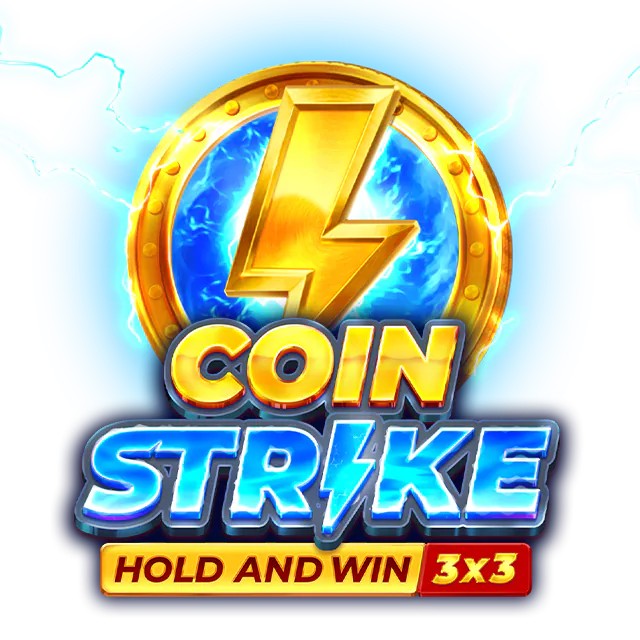 Coin Strike: Hold and Win online game logo by Playson on pistolo.eu