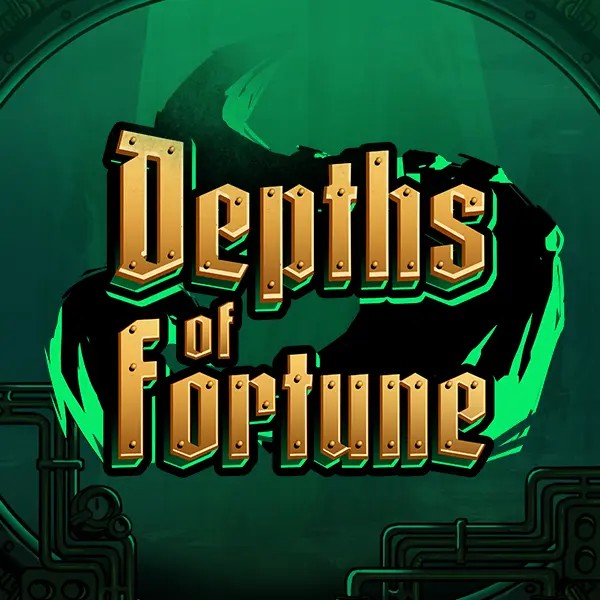 Official Slots logo: Depths of Fortune by AvatarUX Studios at Pistolo Casino