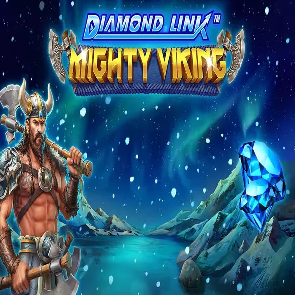 Diamond Link Mighty Viking by Greentube, showcased at pistolo.eu – game logo