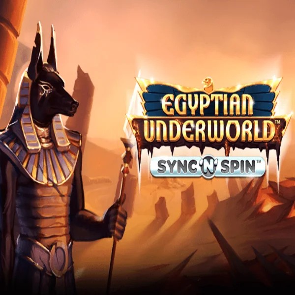 Egyptian Underworld slot logo by Greentube at Pistolo Casino