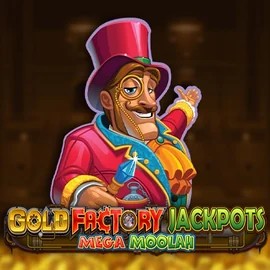 Gold Factory Jackpots Mega Moolah – slot by Aurum Signature Studios, featured at pistolo.eu