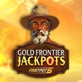 Gold Frontier Jackpots FastPot5 online game logo by Yggdrasil on pistolo.eu