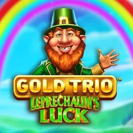 Gold Trio Leprechaun's Luck logo – Slots by Playtech at Pistolo Casino