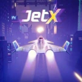Official Slots logo: jetX by SmartSoft at Pistolo Casino