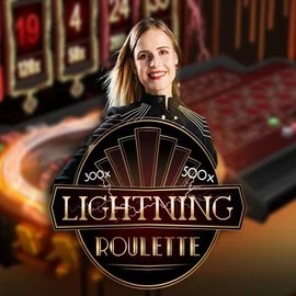 Lightning Roulette logo by Evolution Pistolo Casino