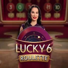 Lucky 6 Roulette logo – Live Casino by Pragmatic Play at Pistolo Casino