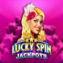 Lucky Spin Jackpots by Novomatic, showcased at pistolo.eu – game logo