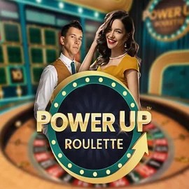 Live Casino logo of PowerUP Roulette from Pragmatic Play at Pistolo Casino