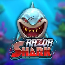 Razor Shark online game logo by Push Gaming on pistolo.eu