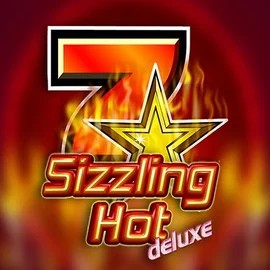 Sizzling Hot Deluxe casino game by Novomatic – featured logo at Pistolo Casino