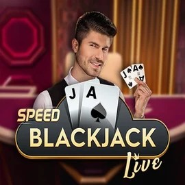 Speed Blackjack slot logo by Pragmatic Play at Pistolo Casino