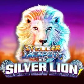 Stellar Jackpots with Silver Lion slot visual from Lightning Box Game available on pistolo.eu