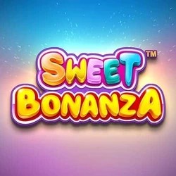 Sweet Bonanza logo – Slots by Pragmatic Play at Pistolo Casino