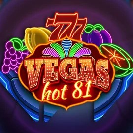 Vegas Hot 81 online game logo by Wazdan on pistolo.eu