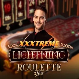 XXXtreme Lightning Roulette logo by Evolution at Pistolo Casino